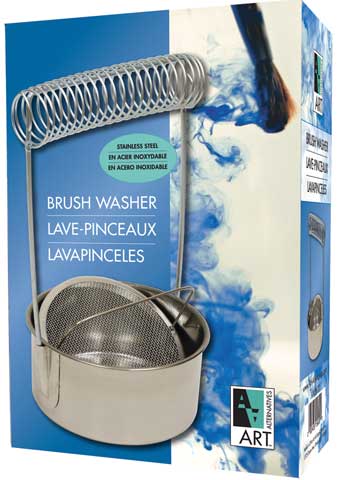 Image of Stainless Steel Brush Washer by Art Alternatives 