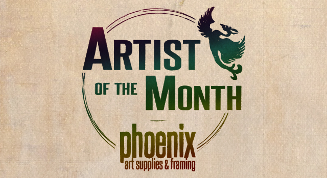 Artist of the Month at Phoenix Art Supplies