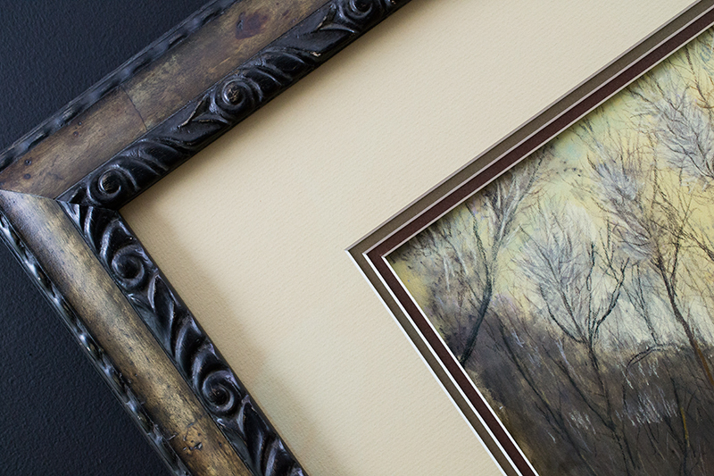 detail of picture frame