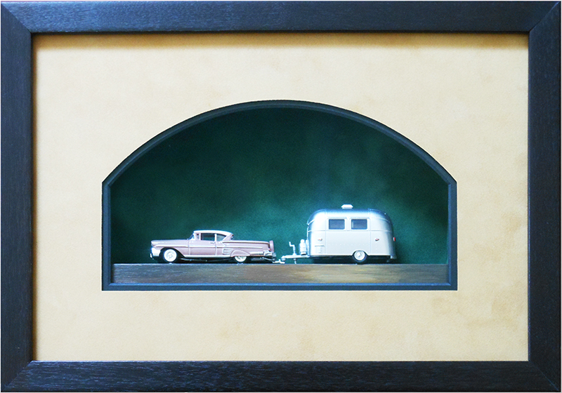 Image of Antique Toy Car Shadowbox